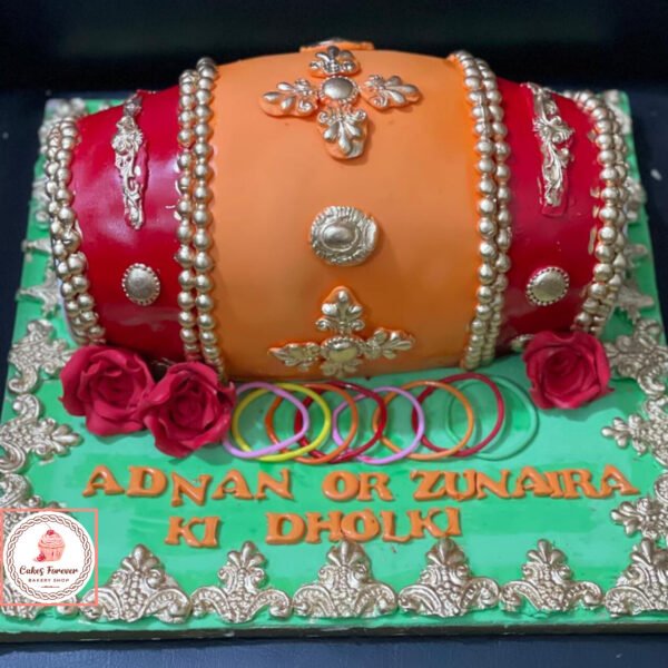 8 Pounds Dholki Cake
