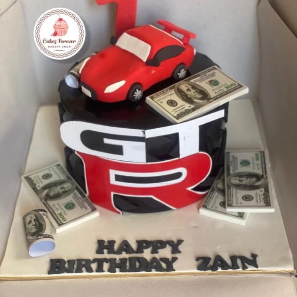 2 Pounds Car theme cake